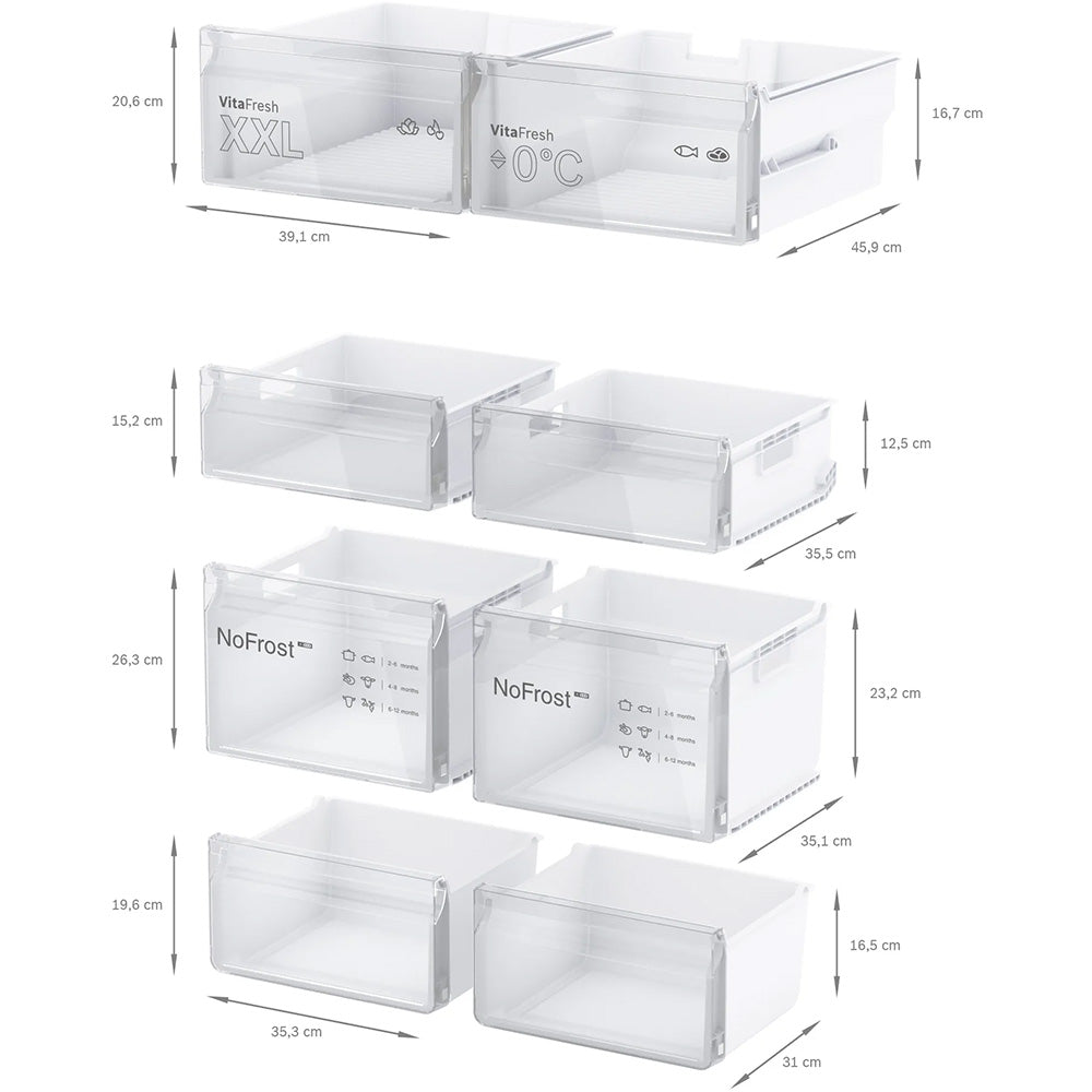 Heladera Bosch Multipuerta Serie 4 Bosch